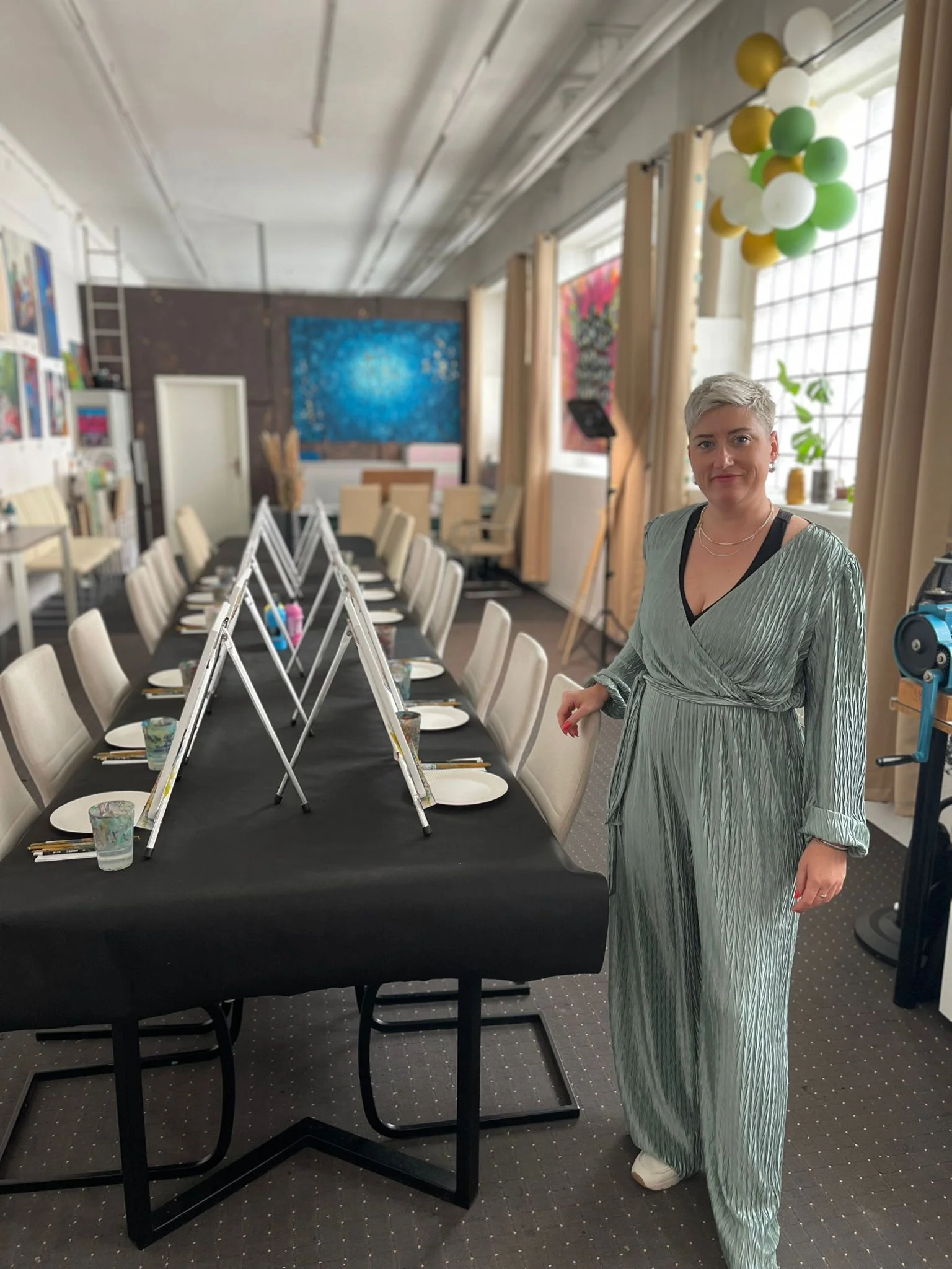Nathalie Hesse im Femme Art Atelier